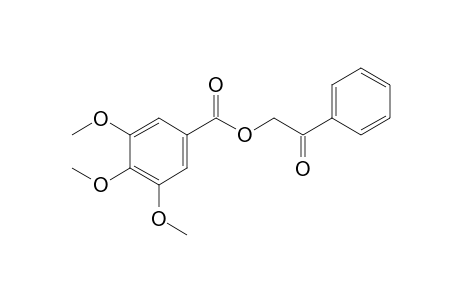 3,4,5-Trimethoxybenzoic acid, ester with 2-hydroxyacetophenone