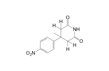3-methyl-3-(p-nitrophenyl)glutarimide