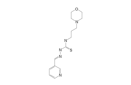 nicotinaldehyde, 4-(3-morpholinopropyl)-3-thiosemicarbazone