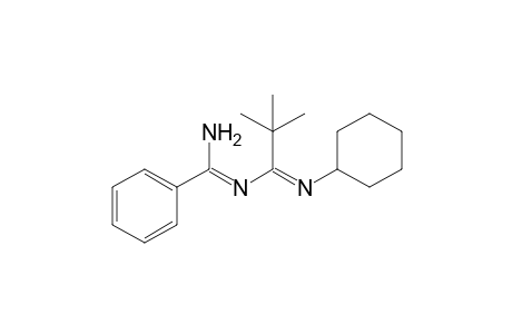 2-TERT.-BUTYL-1-CYCLOHEXYL-4-PHENYL-1,3,5-TRIAZAPENTA-1,3-DIENE