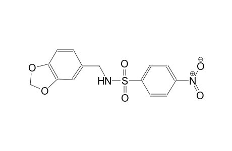 Benzenesulfonamide, 4-nitro-N-(3,4-methylenedioxybenzyl)-