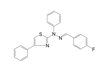 4-Fluorobenzaldehyde phenyl(4-phenyl-1,3-thiazol-2-yl)hydrazone