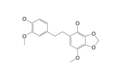 5-(4-HYDROXY-3-METHOXYPHENETHYL)-7-METHOXYBENZO-[D]-[1,3]-DIOXOL-4-OL
