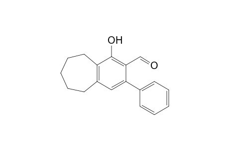 1-Hydroxy-3-phenyl-6,7,8,9-tetrahydro-5H-benzo[7]annulene-2-carbaldehyde