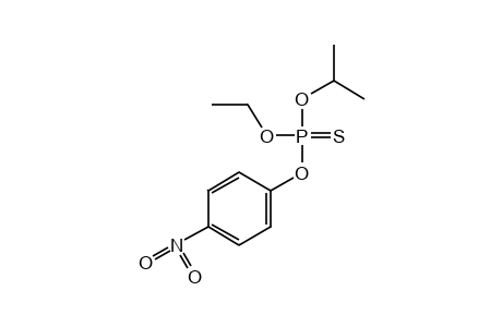 phosphorothioic acid, O-ethyl O-isopropyl O-p-nitrophenyl ester