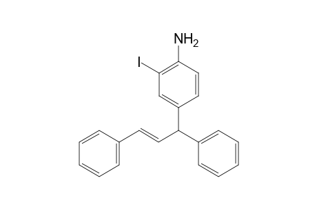 (E)-4-(1,3-Diphenylallyl)-2-iodoaniline