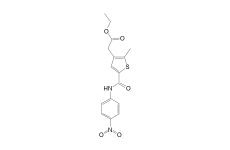 Ethyl 2-[2-methyl-5-(4-nitrophenylcarbamoyl)-3-thienyl]acetate