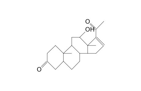 12.beta.-Hydroxy-5.alpha.-pregn-16-ene-3,20-dione