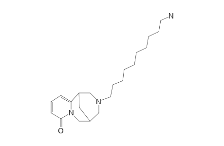 Cytisine, N-[10-aminodecyl]-