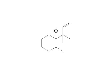 1-(2-Methylbut-3-en-2-yl)-2-methylcyclohexan-1-ol