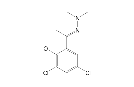 3',5'-dichloro-2'-hydroxyacetophenone, dimethylhydrazone