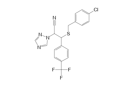 1H-1,2,4-Triazole-1-acetonitrile, alpha-[[[(4-chlorophenyl)methyl]thio][4-(trifluoromethyl)phenyl]methyl]-