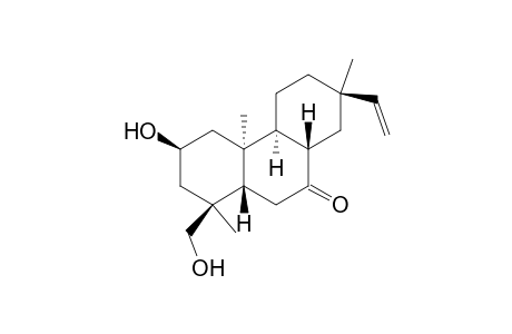 2.beta.,18-Dihydroxy-7-oxo-9,13-epi-ent-pimara-15-ene