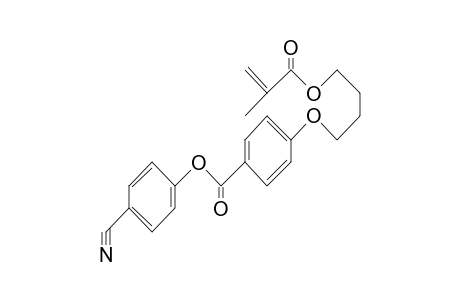 Benzoic acid, 4-[[(2-methyl-1-oxo-2-propenyl)oxy]butoxy]-,4-cyanophenyl ester