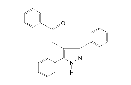 2-(3,5-diphenylpyrazol-4-yl)acetophenone