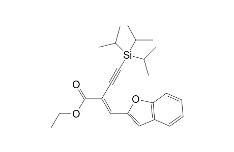 (E)-Ethyl 2-(benzofuran-2-ylmethylene)-4-(triisopropylsilyl)but-3-ynoate