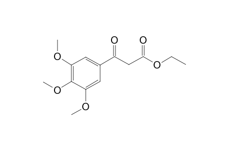(3,4,5-trimethoxybenzoyl)acetic acid, ethyl ester