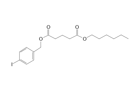 Glutaric acid, hexyl 4-iodobenzyl ester