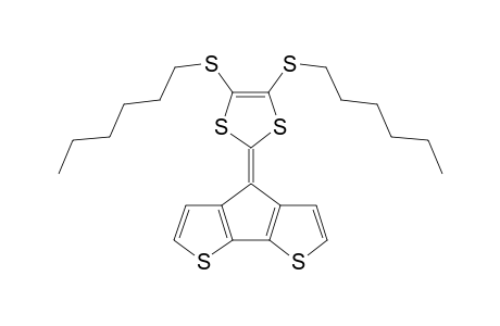 4-[4,5-Di(hexylthio)-1,3-Dithiol-2-ylidene]-4H-cyclopenta[2,1-b;3,4-b']dithiophene