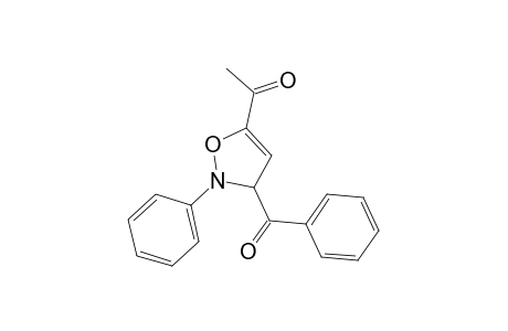 Ethanone, 1-(3-benzoyl-2,3-dihydro-2-phenyl-5-isoxazolyl)-