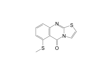 5H-Thiazolo[2,3-b]quinazolin-5-one, 6-(methylthio)-