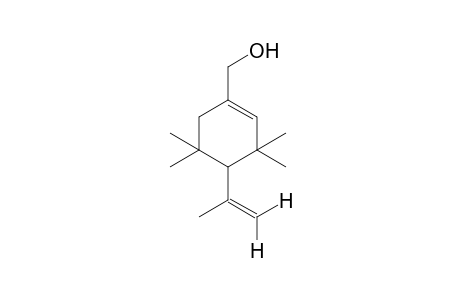 4-isopropenyl-3,3,5,5-tetramethyl-1-cyclohexene-1-methanol