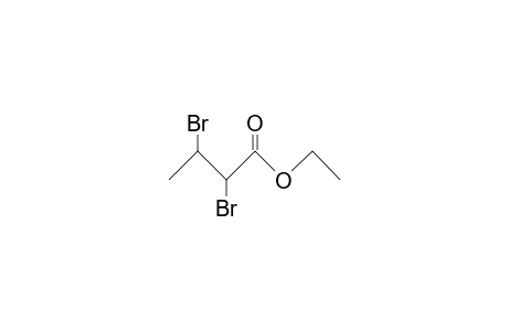 2,3-Dibromo-butyric acid, ethyl ester