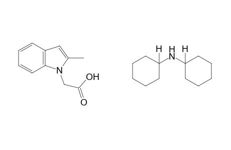 2-methylindole-1-acetic acid, compound with dicyclohexylamine(1:1)