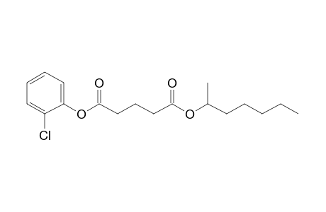 Glutaric acid, hept-2-yl 2-chlorophenyl ester