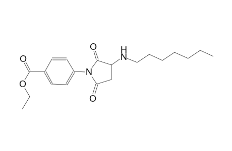 Ethyl 4-[3-(heptylamino)-2,5-dioxo-1-pyrrolidinyl]benzoate