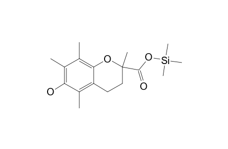 6-Hydroxy-2,5,7,8-tetramethylchroman-2-carboxylic acid, trimethylsilyl ester