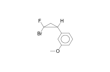 ANTI-1-FLUORO-1-BROMO-2-(META-METHOXYLPHENYL)CYCLOPROPANE