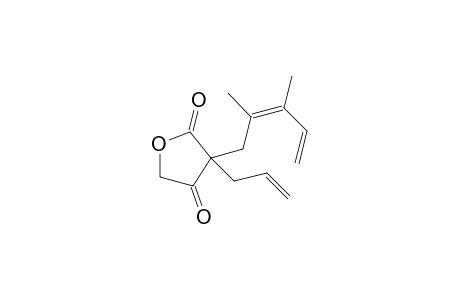 (Z)-3-Allyl-3-(2',3'-dimethylpenta-2',4'-dienyl)furan(5H)-2,4-dione