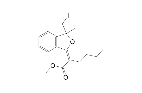 (E)-3-[(2-Butyl-2-methoxycarbonyl)methylene]-1-iodomethyl-1-methyl-3H-isobenzofuran