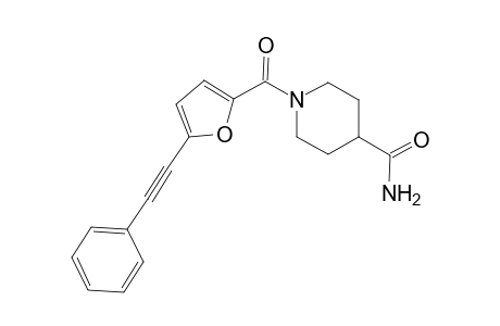1-(5-Phenylethynyl-furan-2-carbonyl)-piperidine-4-carboxylic acid amide