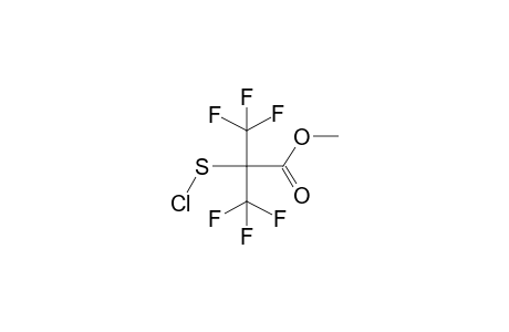 ALPHA-METHOXYCARBONYLHEXAFLUOROISOPROPYLSULPHENYL CHLORIDE