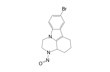 8-Bromo-2,3,3a,4,5,6-hexahydro-3-nitroso-1H-pyrazino[3,2,1-j,k]carbazole