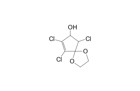 1,4-dioxaspiro[4.4]non-8-en-7-ol, 6,8,9-trichloro-, (6R,7S)-