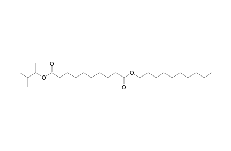 Sebacic acid, decyl 3-methylbut-2-yl ester