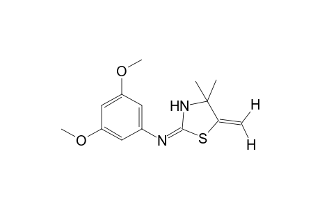 2-[(3,5-dimethoxyphenyl)imino]-4,4-dimethyl-5-methylenethiazolidine