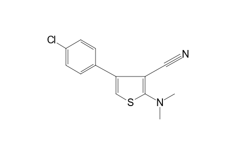 4-(p-chlorophenyl)-2-(dimethylamino)-3-thiophenecarbonitrile