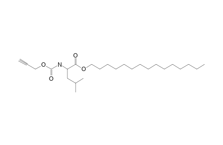 L-Leucine, N-propargyloxycarbonyl-, pentadecyl ester