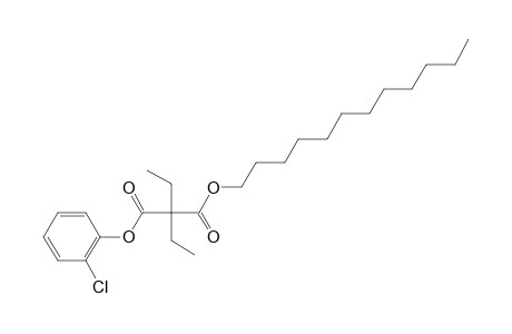 Diethylmalonic acid, 2-chlorophenyl dodecyl ester