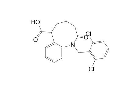 1-(2,6-dichlorobenzyl)-1,2,3,4,5,6-hexahydro-1-benzazocine-6-carboxylic acid