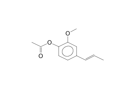 Phenol, 2-methoxy-4-(1-propenyl)-, acetate