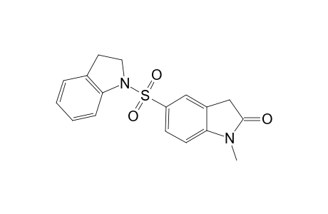 2H-Indol-2-one, 5-[(2,3-dihydro-1H-indol-1-yl)sulfonyl]-1,3-dihydro-1-methyl-