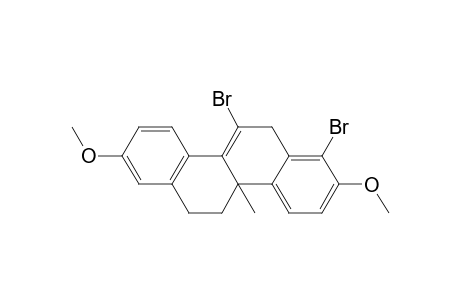 1,11-DIBROMO-2,8-DIMETHOXY-4B-METHYL-4B,5,6,12-TETRAHYDRO-CHRYSENE