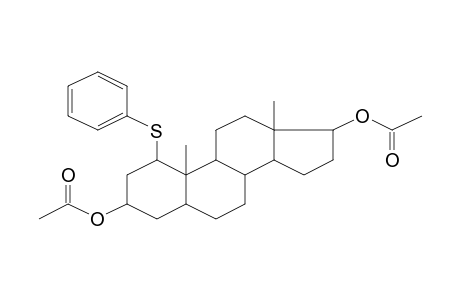 (3-acetoxy-10,13-dimethyl-1-phenylsulfanyl-2,3,4,5,6,7,8,9,11,12,14,15,16,17-tetradecahydro-1H-cyclopenta[a]phenanthren-17-yl) acetate