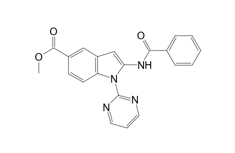 Methyl 2-benzamido-1-(pyrimidin-2-yl)-1H-indole-5-carboxylate