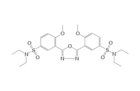 3,3'-(1,3,4-oxadiazole-2,5-diyl)bis(N,N-diethyl-4-methoxybenzenesulfonamide)